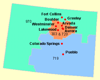 Clickable Map of Colorado