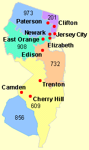 Clickable Map of New Jersey